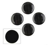 Pegatinas de ojo de cerradura de fibra de carbono de 20 mm, 4 unidades, alta protección, fácil de instalar