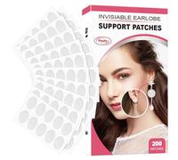Pegatinas de oreja claras para lóbulos de oreja divididos - Protector de lóbulo de oreja invisible, soporte transparente del lóbulo de oreja | Protectores de soporte de oreja transpirable, parches d