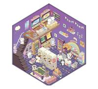 pegatinas de paisaje, escena de pegatinas - Pegatinas de escenas en miniatura,Escenas creativas de pegatinas para la habitación de los niños, haga su propia pegatina para la habitación para p