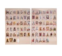 Pegatinas De Papelería | Adhesivos Variados,Pegatinas con Motivos Vintage para Niños,Para Diario Scrapbooking Ordenador Portátil Botella de Agua de Móvil Taza para Niños y Niñas