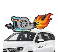 Pegatinas de parachoques para coches de estética, pegatinas divertidas de caracoles para coche, pegatinas de carreras, SUV, bicicleta, decoración de