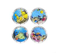 Pegatinas de pared 3D de vida marina que transforman tu baño, cocina o dormitorio en un paraíso submarino (5)