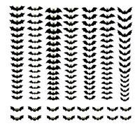 Pegatinas De Pared 3D Halloween Bat - Bat Glow Eyes, Calcomanías Volantes De Murciélago | 128pcs Decoración De Pared Spooky Desmontable Para La Cocina Del Baño Ventana De Techo De Dormitorio