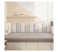 Pegatinas de pared 3D para niños, cabecero tapizado anticolisión, panel de parachoques autoadhesivo, fácil de limpiar, 3,2 cm de grosor para decoración del hogar y dormitorio
