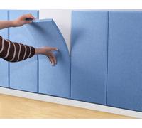 Pegatinas de pared anticolisión, paneles de pared acolchados gruesos 3D, cojines de terciopelo insonorizados para sala de estar y dormitorio, acolchado a prueba de humedad