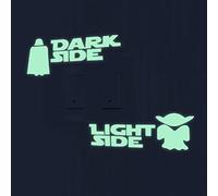 Pegatinas de pared BRILLAN EN LA OSCURIDAD. Vinilo decorativo para enchufe o interruptor de STAR WARS - GUERRA DE LAS GALAXIAS. Pegatinas FLUORESCENTES. Láminas luminosas