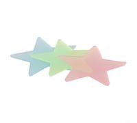 Pegatinas de pared con estrellas que brillan en la oscuridad, 100 unidades, calcomanías de luz nocturna para habitación de niños, decoración de techo y pared con brillo de larga duración