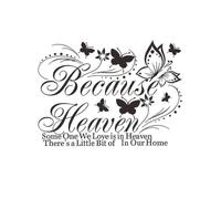 Pegatinas de pared con frases de letras "Dale una oportunidad a cada día", mariposas y frases para sala de estar.