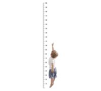 Pegatinas de pared con medición de altura - Gráfico de regla extraíble Detector de crecimiento de vinilo | Adhesivo creativo para aula, dormitorio, guardería, sala de juegos