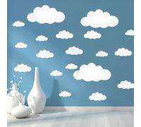 Pegatinas de Pared con Nubes Grandes, Diseño de Vinilo Artístico, Nubes Pegatinas de Pared Vinilos para Adolescentes y Niños, Dormitorio, Decoración del Hogar