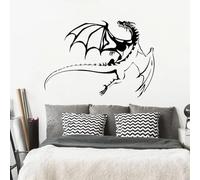 Pegatinas de pared de dragones y dinosaurios para dormitorios, salas de juegos, habitaciones infantiles, guarderías y jardines de infancia.