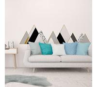 Pegatinas de pared - Decoración de dormitorio - Adhesivo de pared gigante Montañas escandinavas - 50 x 75 cm