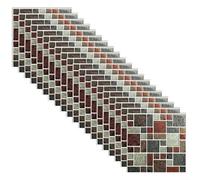 Pegatinas de pared decorativas seguras para horno para salpicaduras de cocina y para paredes de baño, estilo mosaico a prueba de aceite con fácil aplicación (MSK-008)