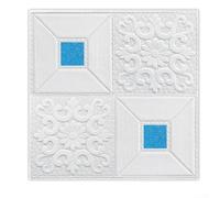 Pegatinas de pared, juego de 10 unidades, calcomanías 3D para decoración del hogar, fácil aplicación de despegar y pegar, diseño con purpurina y corte personalizado, sala de estar dormitorio (blanco