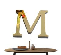 Pegatinas de pared letra | Letras acrílicas 3D para decoración de pared,Letra de pegatinas de pared espejo, signo de letra de decoración del hogar, calcomanía de etiqueta engomada de arte para la