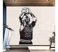 Pegatinas De Pared Nursery Wall Sticker Nba Michael Jordan De Basketball Home Wall Decal Para Room Sticker Wallpaper Decoración De Dormitorio 43X89Cm
