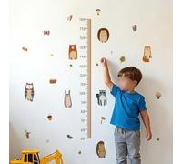 Pegatinas de pared para niños con ilustraciones de animales amigables diseñadas para dormitorio, guardería o sala de juegos, construcción de PVC
