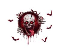 Pegatinas de pared terroríficas de Halloween, autoadhesivas, impermeables, extraíbles, 30