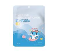 Pegatinas de parte privada de natación, almohadillas privadas de natación, almohadilla impermeable portátil para salidas, baño, niñas, piscina, playa, mujeres, salud, deportes acuáticos