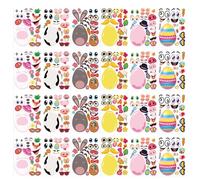 Pegatinas de Pascua - Mezcla de decoración artística, diseño de huevos de Pascua como para niños | para adolescentes niños portátil botella botella taza teléfono móvil