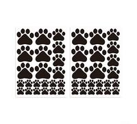 Pegatinas de pata de gato con impresión de perro, pegatinas de pared con huellas de patas, arte de huellas de animales, bolsas de habitación de mascotas, rollo de decoración del hogar para niños,