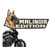 Pegatinas de perro para coche, insignia de coche para perros - Pegatinas para insignias automáticas | Emblema de escudo para divertidos, insignias acrílicas para decoración 3D