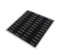 Pegatinas de peso para equipos de fitness de 10 libras a 350 libras que soportan el reconocimiento rápido de carga durante entrenamientos de circuito o HIIT (10 libras-350 libras)