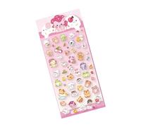 Pegatinas De Postre De Y Animal Marino Pegatinas 3D De Dibujos Animados Para Revistas Planificador Funda De Teléfono Portátiles Estuche De Bolígrafo Decoración