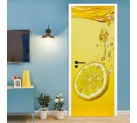 Pegatinas De Puerta 3D Para Puertas Interiores Fruta 80 X 200 Cm Fondo Vinilo Impermeable Autoadhesivo Puerta Mural Calcomanías Para Dormitorio Oficina Baño Sala De Estar Habitación De Los-2524787398