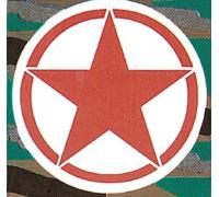 Pegatinas de PVC ( - Military Star - 307377 - Talla aprox. 7,5 x 7,5 cm