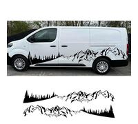 Pegatinas de Rayas para Puerta de Coche, Pegatinas Laterales para carrocería, para ProAce Verso City Mountains Forest Styling Van Camper Graphics Decor Decal Auto Accessories