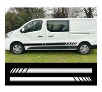 Pegatinas de Rayas para Puertas de Coche, para Renault, Trafic 3 para 2, para Fiat Talento, para Nissan NV300 para Vauxhall Vivaro, Accesorios de Vinilo para Furgonetas Camper.