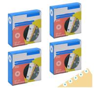 Pegatinas de Refuerzo de Agujeros,1000 PCS Etiquetas y Anillos Refuerzo Autoadhesivos Transparentes para Hojas Sueltas Papel Archivadores Carpetas Refuerzos Página Arandelas Adhesivas