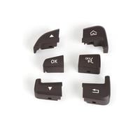Pegatinas de reparación Compatible Con Benz C GLC Clase W205 W253 C200 C300 2015-2020 0999050200 0999050300 Cubierta Del Botón Del Interruptor De Control Del Volante Del Coche(Brown Left)