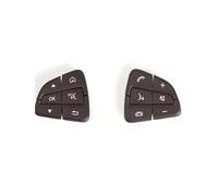Pegatinas de reparación Compatible Con Benz C GLC Clase W205 W253 C200 C300 2015-2020 0999050200 0999050300 Cubierta Del Botón Del Interruptor De Control Del Volante Del Coche(Brown 1 Pair)