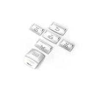 Pegatinas de reparación Compatible Con Benz GLK C E Clase X204 W204 W212 2010-2014 Tira De Moldura Del Botón De La Luz De Lectura Del Techo Corredizo Interior Del Automóvil(6 pieces A)