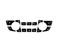 Pegatinas de reparación Compatible Con Opel Para Insignia 2008 2009 2010 2011 2012 2013 2014 2015 2016 2017 Adhesivo Para El Botón Interior Del Panel De Climatización Del Coche.(Type 2)
