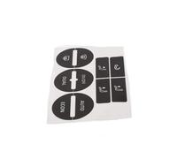 Pegatinas de reparación para Botones de Control de climatización de Aire Acondicionado de Coche compatibles con Golf Mk5 2004 2005 2006 2007 2008 y Passat 2005-2010.