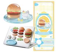 Pegatinas de resina 3D | transparente Kawaii hoja de calcomanías para álbumes de recortes, 20 x 9 cm, impermeable, apilable, para manualidades, teléfono, planificador, | hogar