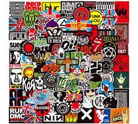 Pegatinas de rock and roll 100 unidades para ordenador portátil, paquete de pegatinas de vinilo de bomba para equipaje de coche, monopatín, motocicleta, calcomanía para adolescentes y adultos