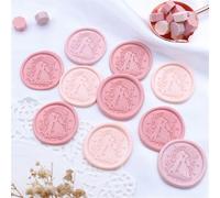 pegatinas de sello de cera, Paquete de pegatinas sello cera multicolor 10/20/30 piezas for sobres boda Navidad en relieve(Powder-a,20pcs)