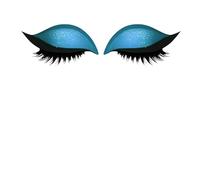 Pegatinas de Sombra de Ojos Parches de Cosméticos Oculares 2 en 1
