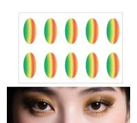 Pegatinas De Sombras De Ojos Maquillaje,Parche Portátil de Sombra de Ojos - Pegatinas Temporales Portátiles Para Fiestas Viajes Baile Eventos Especiales Cosplay