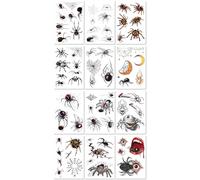 Pegatinas De Tatuaje De Maquillaje De Halloween Ecológicas, Accesorios De Fiesta, Pegatinas De Tatuaje De Cicatriz Aterradora Para La Cara 150×105mm A153