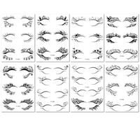 Pegatinas De Tatuaje Para Pestañas Inferiores Desechables, Resistentes Al Agua Y Al Sudor, Para Un Maquillaje Realista. 150X105mm A223