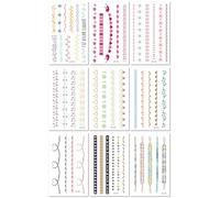 Pegatinas De Tatuajes De Dibujos Animados Para Niños, Pulseras De Flores De Animales Y Otros Diseños De Tatuajes Ecológicos E Impermeables. 120×75mm