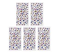 Pegatinas De Tatuajes Temporales Con Animales Salvajes Calcomanías Impermeables Temporales Para Maquillaje Festivales Y Representaciones Teatrales Tatuajes Faciales Con Agua