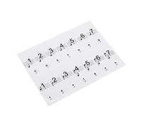 Pegatinas de Teclado de Piano de 88 Teclas, Etiquetas de Notas de Teclado de Piano Extraíbles, Pegatinas de Teclas Blancas, Guía de Notas de Piano para Principiantes (Transparente)