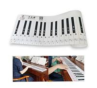 Pegatinas de Teclado de Piano, Pegatinas Piano para Estudiante para Principiantes 88 Teclado Simulación Práctica Práctica la Herramienta Herramienta Ayuda Enseñanza