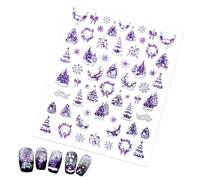 Pegatinas De Uñas De Navidad - Adhesivos Cinta - Pegatinas De Uñas De Invierno,Adecuado Para Niños Vacaciones Mujeres Niñas Invierno Día de San Valentín